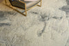 Exquisite Rugs Moderno 7572 Ivory/Black/Silver Area Rug Detail Image