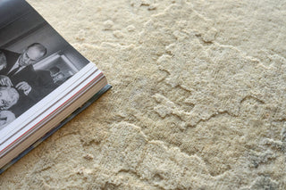 Exquisite Rugs Moderno 7572 Ivory/Black/Silver Area Rug Lifestyle Image Feature