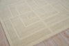 Exquisite Rugs Maddox 7612 Light Beige/Ivory Area Rug Corner Image