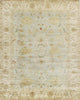 Exquisite Rugs Antique Weave Oushak 8000 Ivory/Blue Area Rug main image