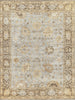 Exquisite Rugs Antique Weave Oushak 8001 Light Blue/Brown Area Rug main image
