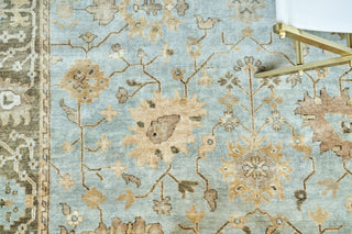 Exquisite Rugs Antique Weave Oushak 8001 Light Blue/Brown Area Rug Pile Image
