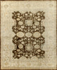 Exquisite Rugs Antique Weave Oushak 8004 Brown/Ivory Area Rug main image