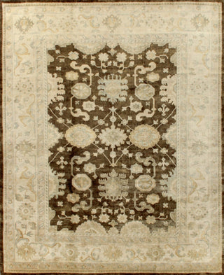 Exquisite Rugs Antique Weave Oushak 8004 Brown/Ivory Area Rug main image