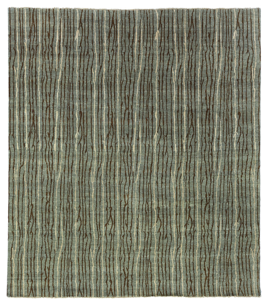 Exquisite Rugs Soho 8056 Light Blue/Brick Area Rug main image