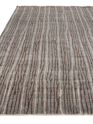 Exquisite Rugs Soho 8056 Light Blue/Brick Area Rug Pile Image