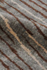 Exquisite Rugs Soho 8056 Light Blue/Brick Area Rug Lifestyle Image Feature