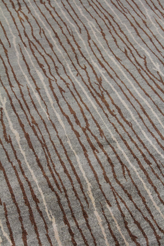 Exquisite Rugs Soho 8056 Light Blue/Brick Area Rug Detail Image