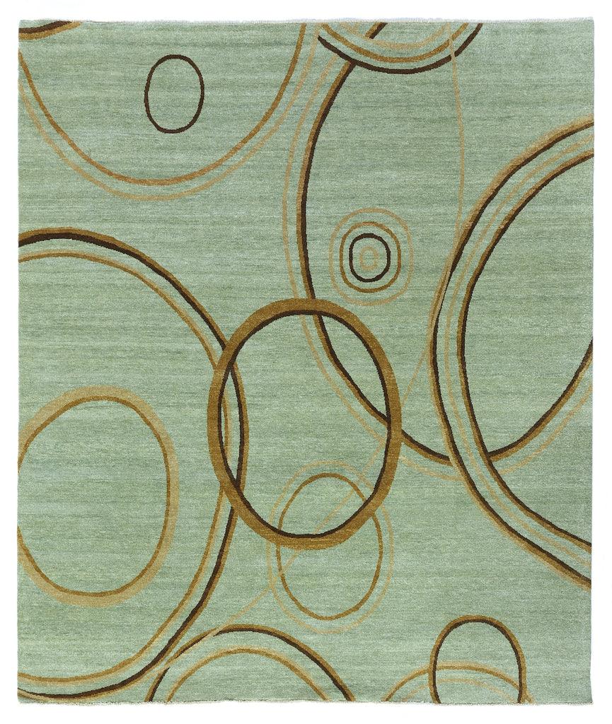 Exquisite Rugs Soho 8057 Light Blue/Green Area Rug main image