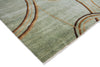 Exquisite Rugs Soho 8057 Light Blue/Green Area Rug Corner Image