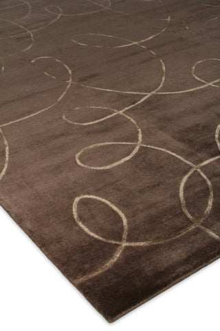 Exquisite Rugs Super Tibetan 8102 Chocolate Area Rug Lifestyle Image Feature