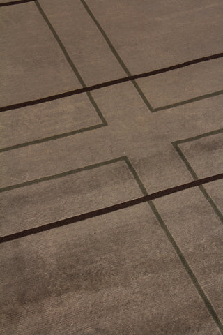 Exquisite Rugs Super Tibetan 8107 Beige Area Rug Detail Image