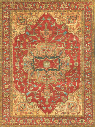 Exquisite Rugs Antique Weave Serapi 8144 Rust/Gold Area Rug main image