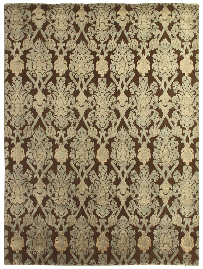 Exquisite Rugs Milano Velvet 8170 Beige/Light Blue Area Rug main image