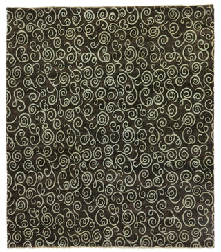 Exquisite Rugs Metro 8185 Brown/Light Blue Area Rug main image