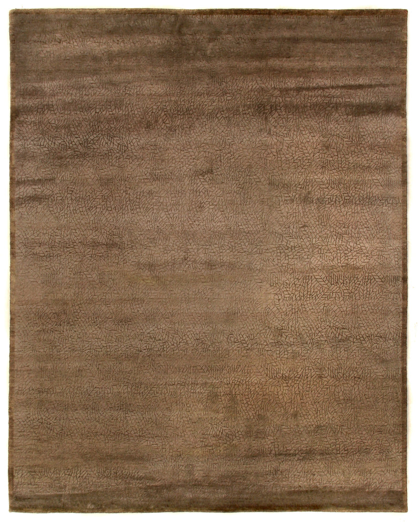 Exquisite Rugs Mosaic 8263 Brown/Silk Area Rug main image