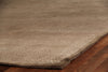 Exquisite Rugs Mosaic 8263 Brown/Silk Area Rug Corner Image
