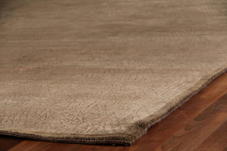 Exquisite Rugs Mosaic 8263 Brown/Silk Area Rug Corner Image