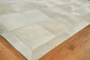 Exquisite Rugs Natural Hide 8264 White Area Rug Corner Image