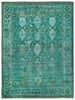 Exquisite Rugs Overdye Antique Weave 8303 Green Area Rug main image