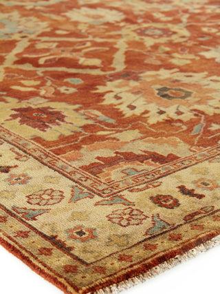 Exquisite Rugs Antique Weave Serapi 8340 Red/Ivory Area Rug Corner Image