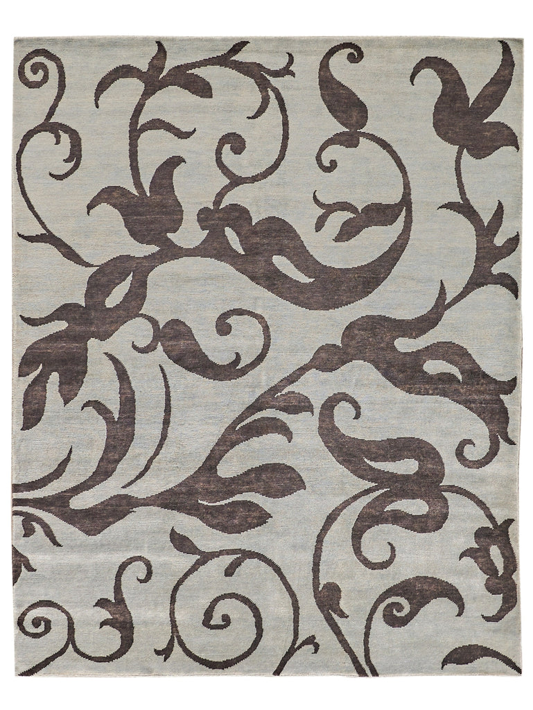 Exquisite Rugs Soho 9010 Blue/Chocolate Area Rug main image