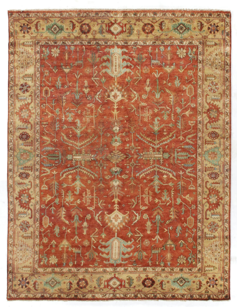 Exquisite Rugs Antique Weave Serapi 9192 Rust/Gold Area Rug main image