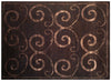 Exquisite Rugs Super Tibetan 9201 Dark Chocolate Area Rug main image