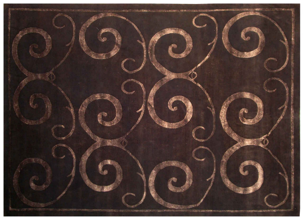 Exquisite Rugs Super Tibetan 9201 Dark Chocolate Area Rug main image