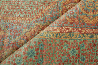 Exquisite Rugs Mamluk 9205 Rust/Green Area Rug Pile Image