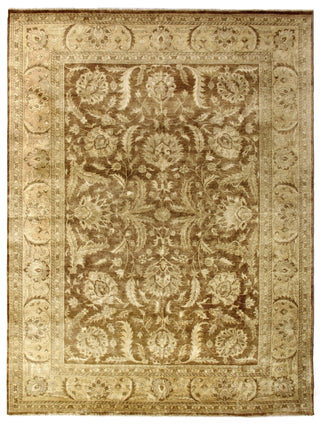Exquisite Rugs Antique Weave Oushak 9208 Brown/Yellow Area Rug main image
