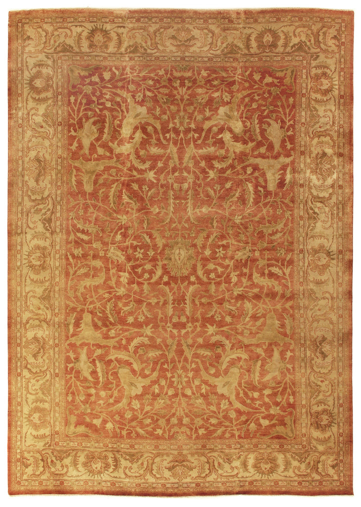 Exquisite Rugs Antique Weave Oushak 9210 Rust/Ivory Area Rug main image