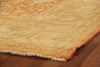 Exquisite Rugs Antique Weave Oushak 9210 Rust/Ivory Area Rug Corner Image