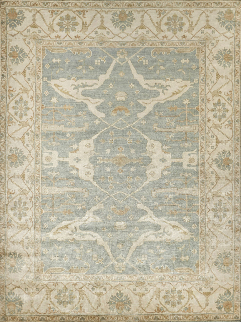 Exquisite Rugs Antique Weave Oushak 9214 Blue/Ivory Area Rug main image