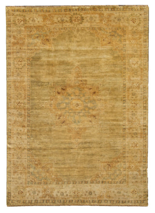 Exquisite Rugs Antique Weave Oushak 9223 Green/Beige Area Rug main image