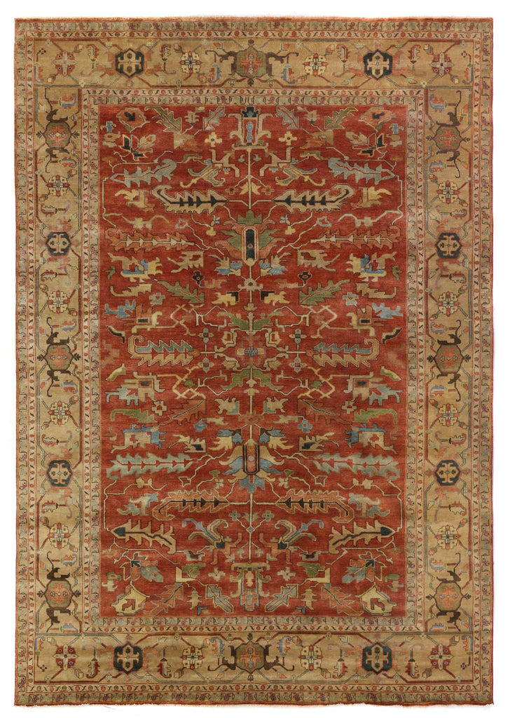 Exquisite Rugs Antique Weave Serapi 9225 Rust/Gold Area Rug main image