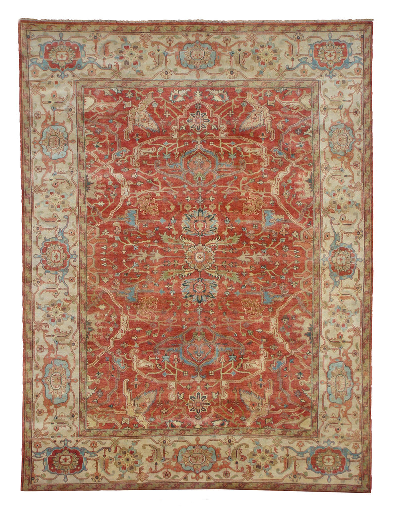 Exquisite Rugs Antique Weave Serapi 9330 Black Area Rug main image