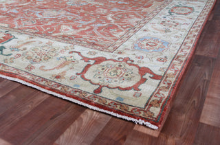 Exquisite Rugs Antique Weave Serapi 9330 Black Area Rug Corner Image