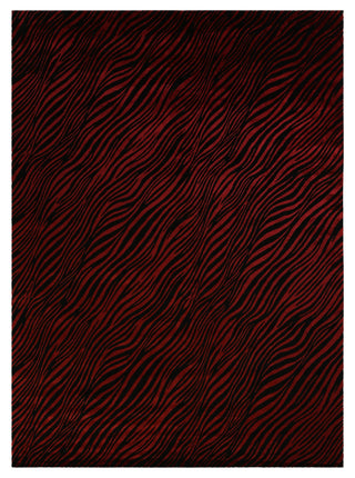 Exquisite Rugs Wilderness 9380 Black/Red Area Rug main image