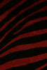 Exquisite Rugs Wilderness 9380 Black/Red Area Rug Closeup Image