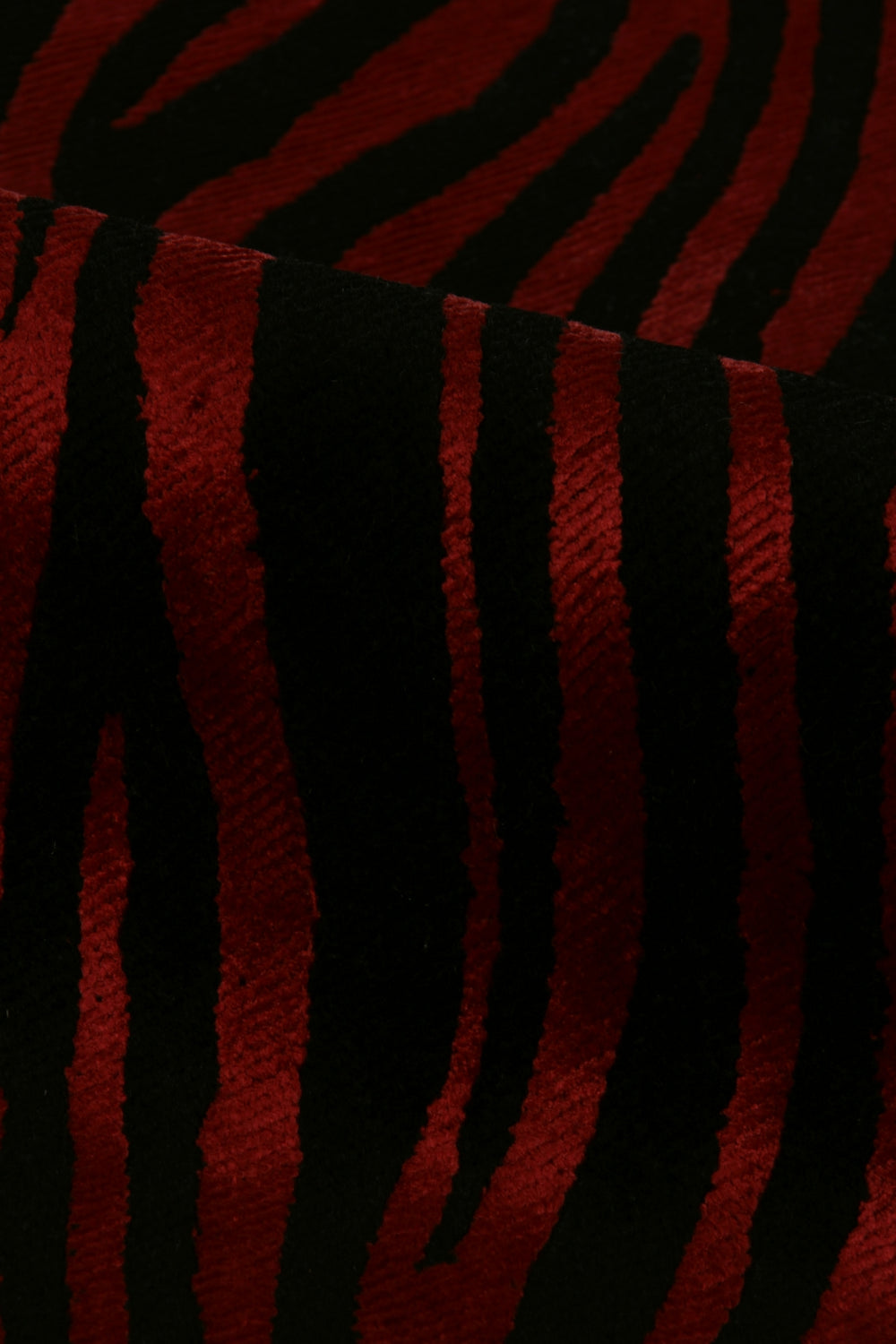 Exquisite Rugs Wilderness 9380 Black/Red Area Rug Lifestyle Image Feature