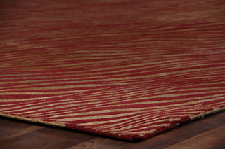 Exquisite Rugs Wilderness 9384 Red/Gold Area Rug Corner Image