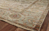 Exquisite Rugs Antique Weave Serapi 9391 Ivory/Light Blue Area Rug Corner Image