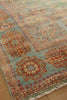 Exquisite Rugs Mamluk 9404 Green/Light Blue Area Rug Lifestyle Image Feature