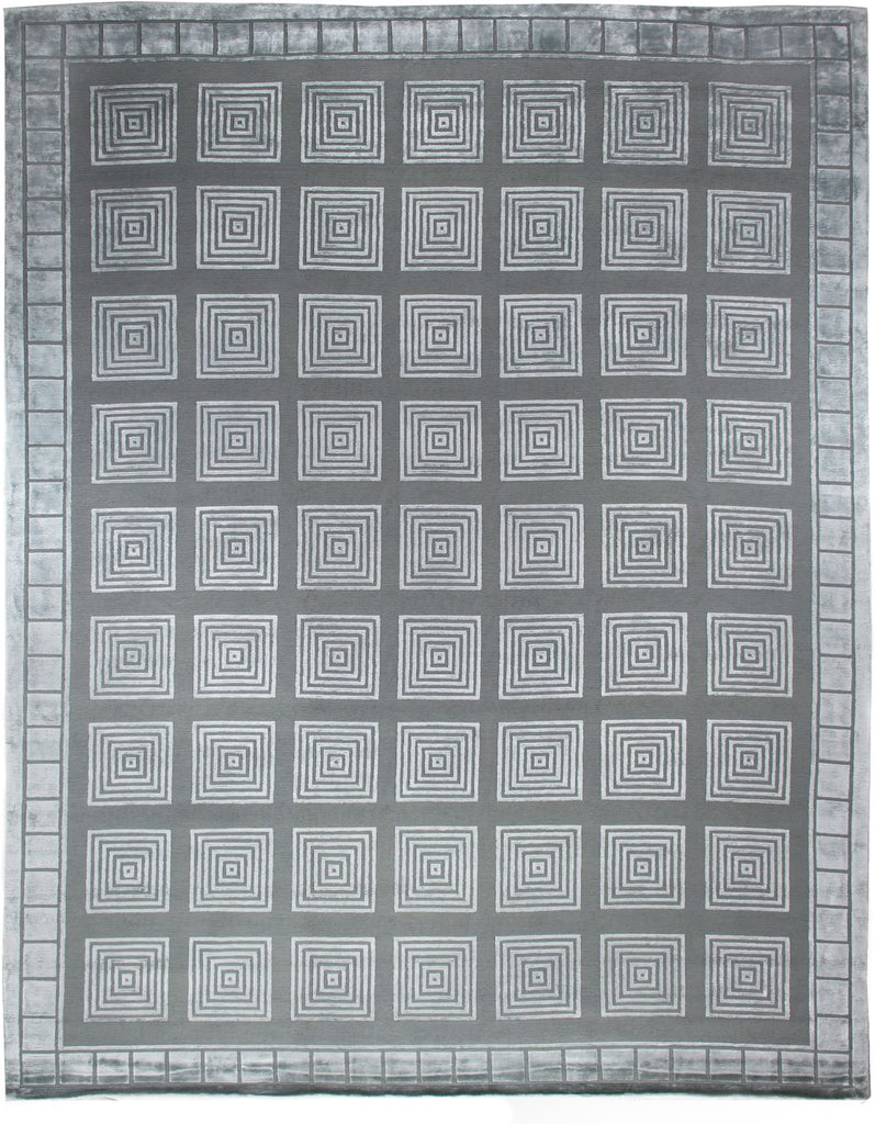 Exquisite Rugs Metro Velvet 9418 Light Blue Area Rug main image