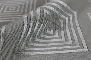 Exquisite Rugs Metro Velvet 9418 Light Blue Area Rug Closeup Image