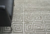 Exquisite Rugs Greek Key 9419 Silver Area Rug by The Met Lifestyle Image Feature