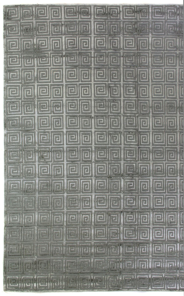 Exquisite Rugs Greek Key 9420 Light Blue Area Rug main image