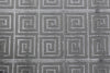Exquisite Rugs Greek Key 9420 Light Blue Area Rug Closeup Image