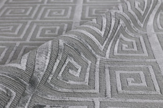 Exquisite Rugs Greek Key 9420 Light Blue Area Rug Pile Image